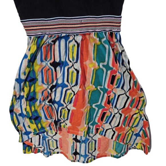 Fire Los Angeles Girls 7/8 Sleeveless Tank Dress Multicolor Abstract Geo Print - Picture 2 of 5